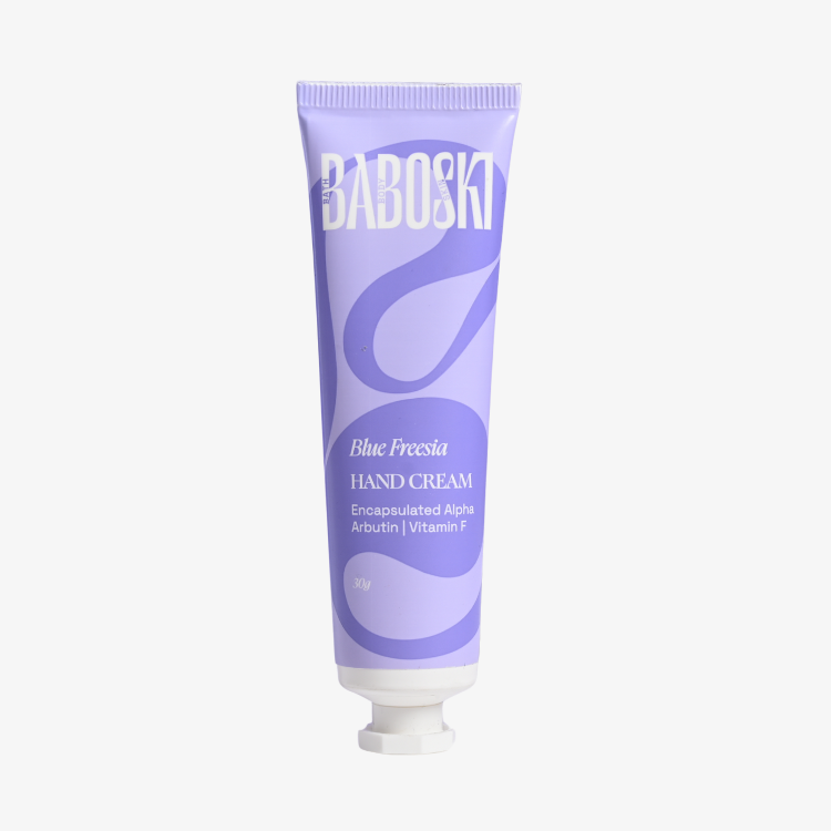 Blue Freesia Handcream with Vitamin F & Alpha Arbutin