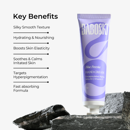 Blue Freesia Handcream with Vitamin F & Alpha Arbutin