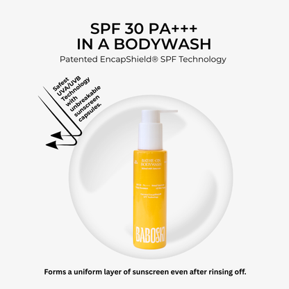 Sun Splash Bodywash Infused with Sunscreen